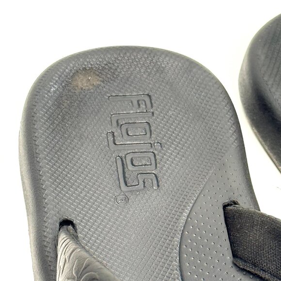 Flojos Floral Comfort Slip on Beach Cushioned Flip Flop Thong Sandals Womens 6 - Picture 8 of 10